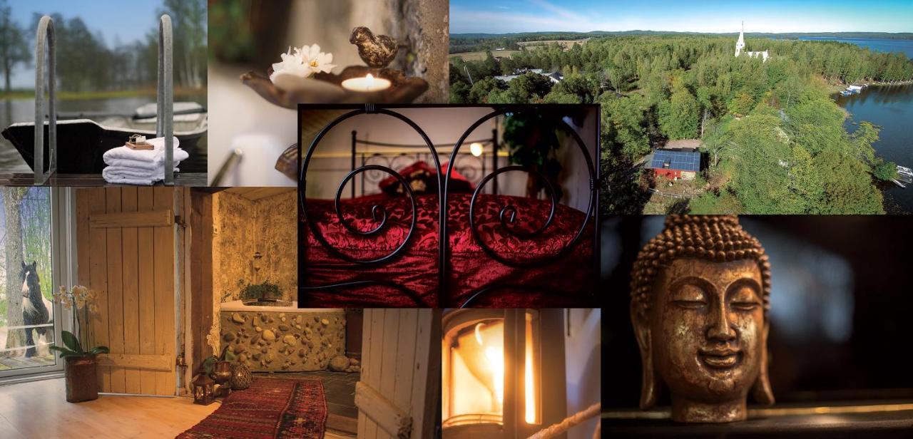 Romantic Spa Villa With Fireplace By The Lake Stjarnsund Eksteriør bilde