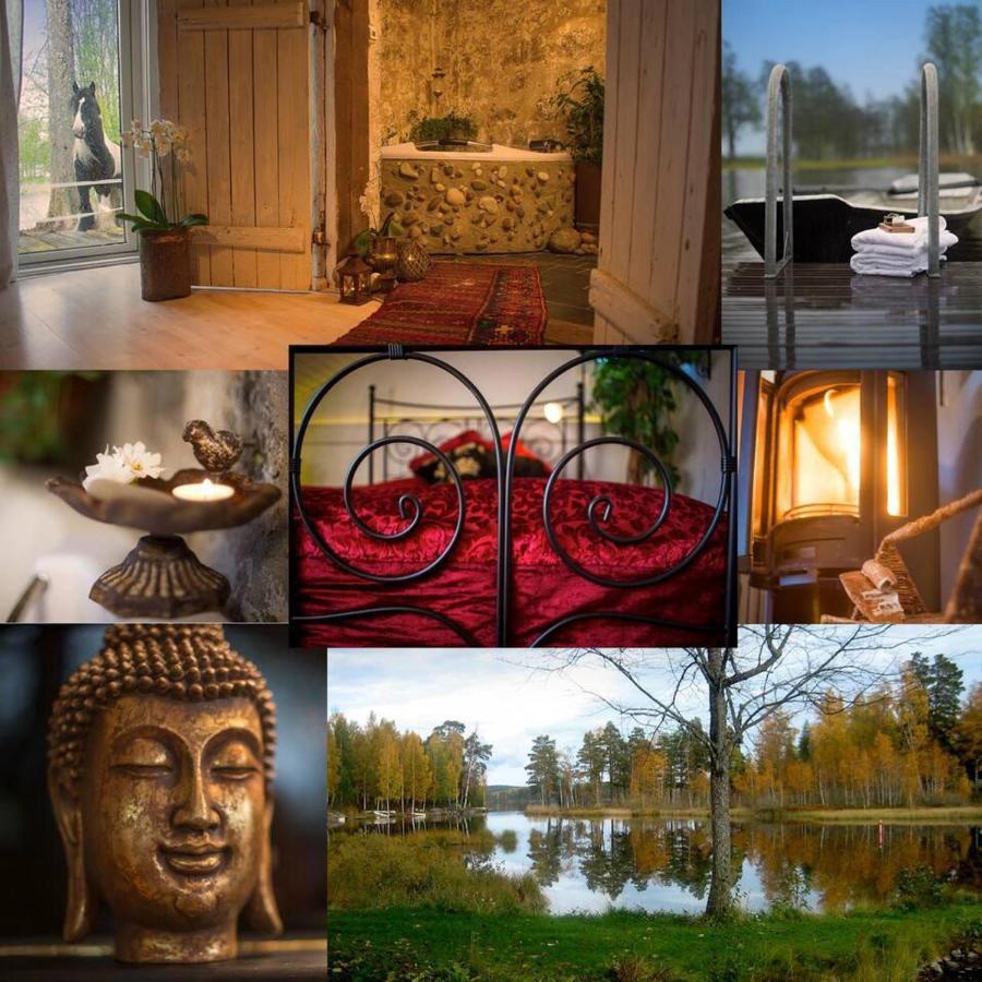 Romantic Spa Villa With Fireplace By The Lake Stjarnsund Eksteriør bilde
